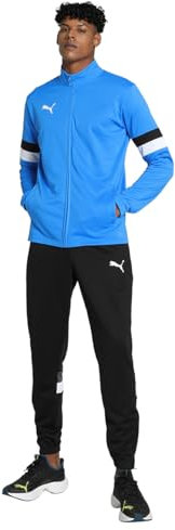 PUMA Herren Teamrise Tracksuit Trainingsanzug, Ignite Blue-PUMA Black, XL EU