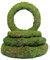 Elixir Gardens Moss Padded Wreath Rings | Festive, Christmas Decorative Padded Circular Frames for Doors, Walls & Tables Centrepieces | 8(20cm) x 2
