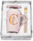Joymaking Tasse Personnalisée Avec Lettres de l'Alphabet - Motif Floral, Nom Initiale - Cadeaux Personnels Pour Femme et Petite Amie - C - 400 ml Rose