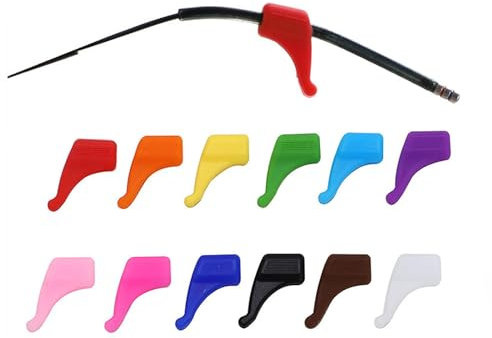 12-farbige Anti-Rutsch-Brillen-Ohrbügel, weiche Silikon-Ohrbügel für Kinder und Erwachsene, komfortabler Brillenhalter für Sonnenbrillen (S)