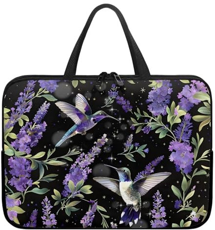 Chririnla Dragonfly Laptop-Hülle, Aktentasche, schmutzabweisend, Notebook-Computer-Schutztasche mit Griff