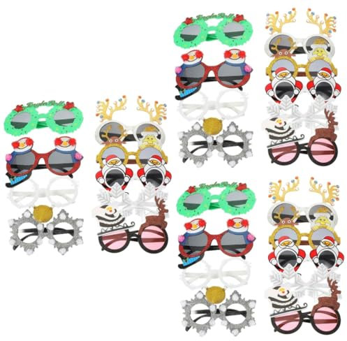 Cabilock 27 Pz bicchieri di natale bicchieri personalizzati bicchieri personalizzato funny forniture per feste di natale bomboniere natalizie occhiali bicchieri di plastica natalizi