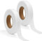 LPAMABA 2 Rollen 120mx2cm Weiß Saumband zum Aufbügeln Bügelband Vorhänge Nahtband zum Bügeln Saumband zum kürzen Gardinen ohne Nähen Saumvlies Klebeband Gardinenband Spleißen 20mm Textilie Stoffe