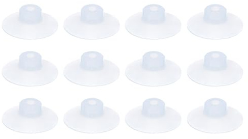 QUARKZMAN Balg Saugnapf 50mm Durchmesser x M8 Gelenk Silikon Pneumatische Vakuum Saugnäpfe 12Stk