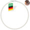 Netrox - Hochwertige Perlenkette mit Geschenkbox - für Damen & Herren - verstellbare Kette - Perlenkette Damen, Perlenschmuck, Perlen Kette, Pearl necklace, Schmuck, Halskette, Damen Perlen Kette