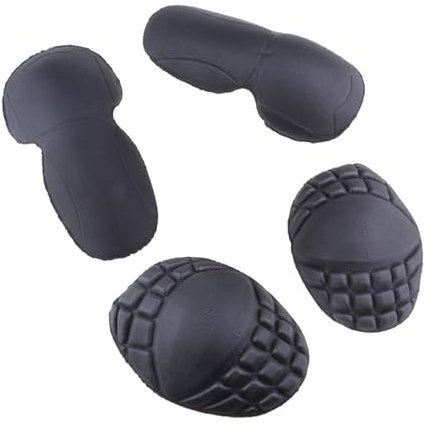 Ronyme 4 Coderas y Hombreras, Equipo de Protección, Accesorios, Equipo de Equitación, Almohadillas Protectoras Extraíbles, Protector de Equitación para Adultos