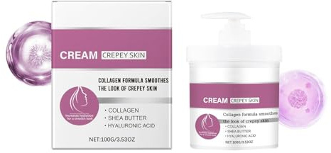 Collagen Lift Körpercreme für Crepey Haut, Kollagen Straffen Körperlotion Verbessert die Hautelastizität, Anti-Aging Bodylotion für Lose Haut, Verringert Feine Linien & Falten (1)