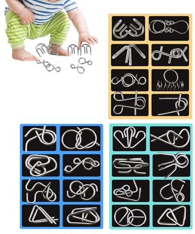 Zuasdvnk Metal Wire Puzzle - Metalldraht-Puzzle Schwierige Spiele | Intelligentes Spielzeug für Klassenzimmer Teenager Kinder Familie Söhne Töchter