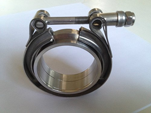 63,5mm V-Band Schelle + 2x Anschweißringe V Band 21/2