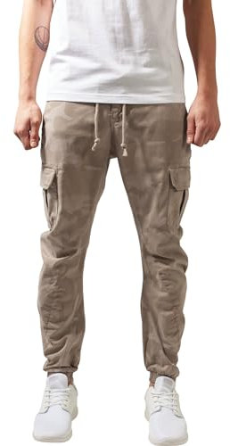 Urban Classics Camo Cargo Jogging Pants Pantalon, Homme, Marron (Camouflage Sable), 36W (Taille Fabricant:XL)
