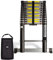 WORHAN® 4.1m Luft Luftabsenkungstechnologie. TELESKOPLEITER ALULEITER ANLEGELEITER ALULEITER ALU TELESKOP Leiter MULTIFUNKTIONS Leiter 410cm 1K4.1Air+Bag