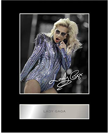 Lady Gaga, signiert, Display