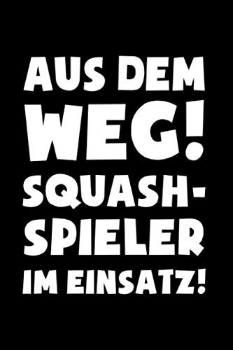 Squash: Squashspieler im Einsatz!: Notizbuch / Notizheft für Squashs Kleidung A5 (6x9in) liniert mit Linien