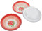 3 placas de esmalte de 18 cm Vintage esmalte de frutas tazón irrompible esmaltado plato de servir bandejas retro redondo profundo para cena, picnic al aire, barbacoa mantequilla