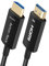 Cavo in fibra ottica HDMI certificato 15m 8K, supporto a larghezza di banda 48Gbps HDR, HDCP2.3 eARC @8K60Hz, 4K 120Hz, compatibile con PS5, LG C9, RTX 3090/80, Xbox Series e rating In-Wall CL3