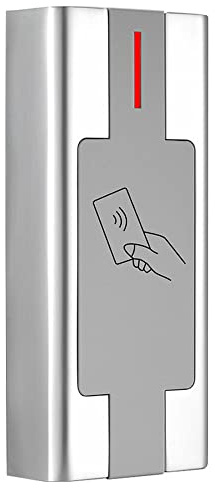 Wasserdichter RFID-Lesegerät, Zugangskontrollsystem-Set, Zugangskontrolle für elektrisches Magnetschloss, Näherungstüreingangstastatur, Türschlossöffner, Zinklegierung, Wiegand-Eingangsausgang