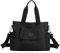 YANAIER Damen Handtasche Umhängetasche Multi Fach Shopper Schultertasche Wasserdicht Nylon Henkeltasche für Reisen Schule Arbeit Schwarz