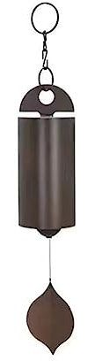 CRGANGZY Blätter-Windspiel, Retro-Stil, Gelassenheit, Glocke, Windspiel, Tiefe Resonanz, Metall, tiefer Ton, Zylinder for Terrasse, Hof, Veranda, Gartendekoration