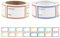 2 Rolls 1000 Pieces Food Labels Stickers, 1 x 1.6 Inch Freezer Lables Removable Labels for Jars Easy Peel Off Food Safety Date Label Sticker Freezer Containers for Kitchen Home Supplies 16 Colors