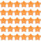 ZDZBLX Fridge Magnets Strong Magnet, 30 Pcs Magnet Small Magnets Whiteboard Magnets Heavy Duty Magnets for Crafts,Mini Tiny Cute Fridge Magnets for Adults,Notice Board Magnets for Fridge (Star,Orange)