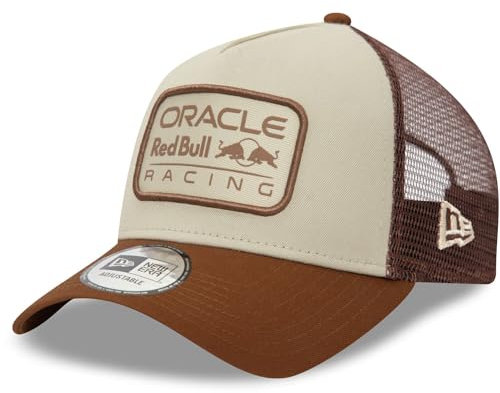 New Era A-Frame Snapback Trucker Cap - Red Bull Racing Stone