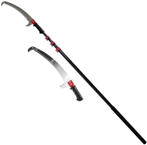 SSDDLZEQ Teleskop-Astsäge, professionelle, ausziehbare, teleskopische Garten-Astsäge for Beschneiden von Ästen und Blättern (Size : 7.2m)