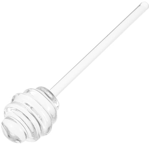 TOPBATHY Honigrührstab Für Haushalt Rührstab Für Honig Und Marmelade Transparenter Löffel Mit Langem Griff Für Viskose Substanzen Und Geschenke