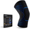 KERD_DANS Rodillera de Compresión para Menisco y Ligamento, Rodillera Deportiva para Tendinitis, Rodillera Rotuliana Estabilizadora de Sujeción de Ligamentos y Tendón Rotuliano. (Azul, Medium)