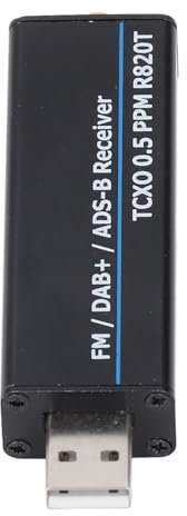 SEAFRONT RTL-SDR-Empfänger, Stabile Leistung, Breiter Frequenzbereich für Radio-Enthusiasten, Aluminiumlegierungsmaterial