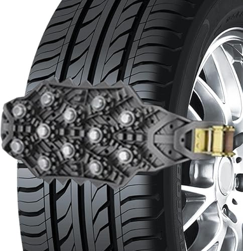Catene da neve - Catene da neve | Catene Antineve | Catena antiscivolo universale per auto | Catene da fango per trazione con riduzione del rumore | Catene da neve per pneumatici per auto, SUV