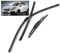 LZWLZW Escobilla Kit para Opel Mokka 2012-2024, Escobilla limpiaparabrisas Durable Juego de Escobillas Limpiaparabrisas Parabrisas Ventana