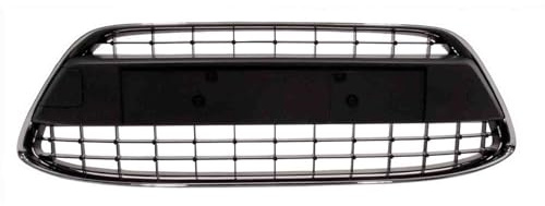 Griglia Paraurti Anteriore Centrale Nera Con Cornice Con Tappo Copri Gancio Cromata Traino Compatibile Per Fiesta Mk Vi Modello Dal 12/2008-12/2012 Codice Originale 1766625