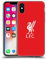 Head Case Designs Officially Licensed Liverpool Football Club White Logo In Red Liver Bird Soft Gel Case [Military Grade Protection] Compatible With Apple iPhone X/iPhone XS