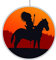 PARTY DISCOUNT Deko-Hänger Indianer auf Pferd, 28 cm