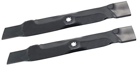 SECURA Jeu de lames (éjection) compatible avec John Deere X125 Tracteur de pelouse