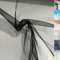 TOLKO uni Tüllstoff Meterware | Dekostoff für Vorhang Gardine Hochzeit Party | 300cm breit | Fein zart durchsichtig Netzstoff zum Nähen Basteln Dekorieren Kleid Tüllrock Tüll Stoff Tüllstoff Schwarz