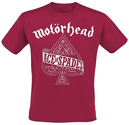 Motörhead Ace of Spades Männer T-Shirt rot XL 100% Baumwolle Band-Merch, Bands