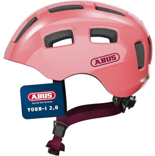 ABUS 40156 Fahrradhelm, Koralle (Living coral), S (48-54 cm)