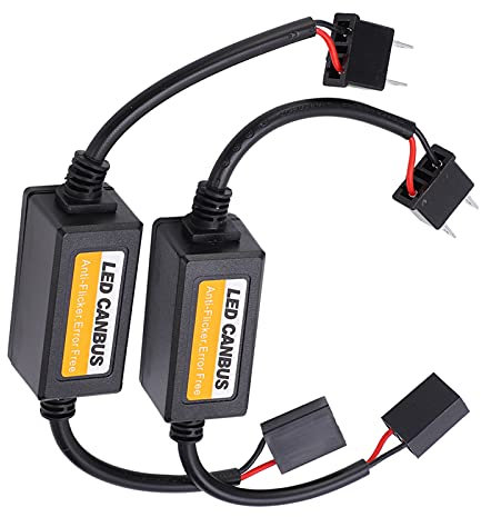 cersalt Error Canceller für H7, 2PCS LED Decoder Fault Canceller für H7 DC für Canbus Bus Decoder