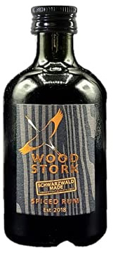 Wood Stork Spiced Rum 0,1L (40% Vol) Schwarzwald Rum Miniatur - [Enthält Sulfite]