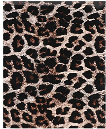 25×30.5cm Leopard Print Heat Transfer Vinyl HTV Sheet Leopard PU Adhesive Transfer Vinyl for Clothes Fabric Supplies T-Shirt Decoration DIY