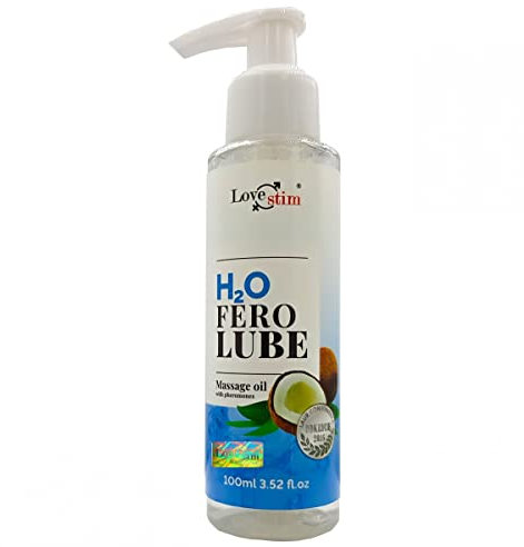 H2O FERO 100ml Gleitmittel für Pheromone auf Wasserbasis Massageöl Kokosnussduft