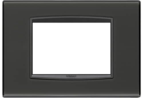 VIMAR EIKON PLACCA CLASSIC 3 MODULI REFLEX COLORE ANTRACITE 20653.42