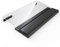 Yikola Acrylic Tilted Keyboard Holder - 3-Level Height Adjustment Keyboard Riser with Wrist Rest for Easy Ergonomic Typing & Working, Office & Home