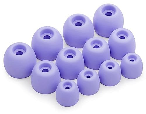 Okuli Set of 12 Silicone EarBuds Ear Tips For Samsung Galaxy Buds 2 Pro Earphones in Purple