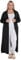 eyes Ladies Plain Long Maxi Length Boyfriend Women Cardigan Collared Open Top Full Sleeve Floaty Duster Jacket Coat Casual Blazer Plus Size Cardigans Black 20 to 22