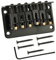 78 mm 6 Saiten Bass Gitarre Roller Hardtail Top Load Bridge Saitenhalter mit L-förmigen Schraubenschlüssel und Schrauben Für Gitarren 6 Saiten Gitarre Brücke Roller Bridge Hardtail Bridge Gitarre