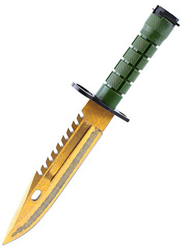 ARIKnives Stumpf CSGO Bajonett Knife - Lore - Trainer - Sammler - Edelstahl - 32,5 cm