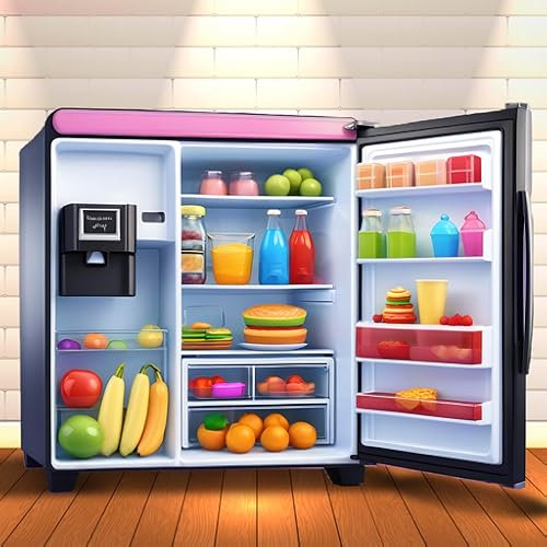 Fill the fridge & Restock the fridge sorting games: Refrigerator sort master matching games - fun puzzle games for kids