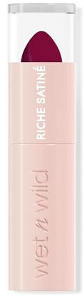 Wet n Wild Rich Satin Lip Color, Langanhaltender Lippenstift mit Satin-Finish, Feuchtigkeitsspendender, nicht austrocknender Formel und Pigmentierung mit samtweicher Textur, Fire Sign